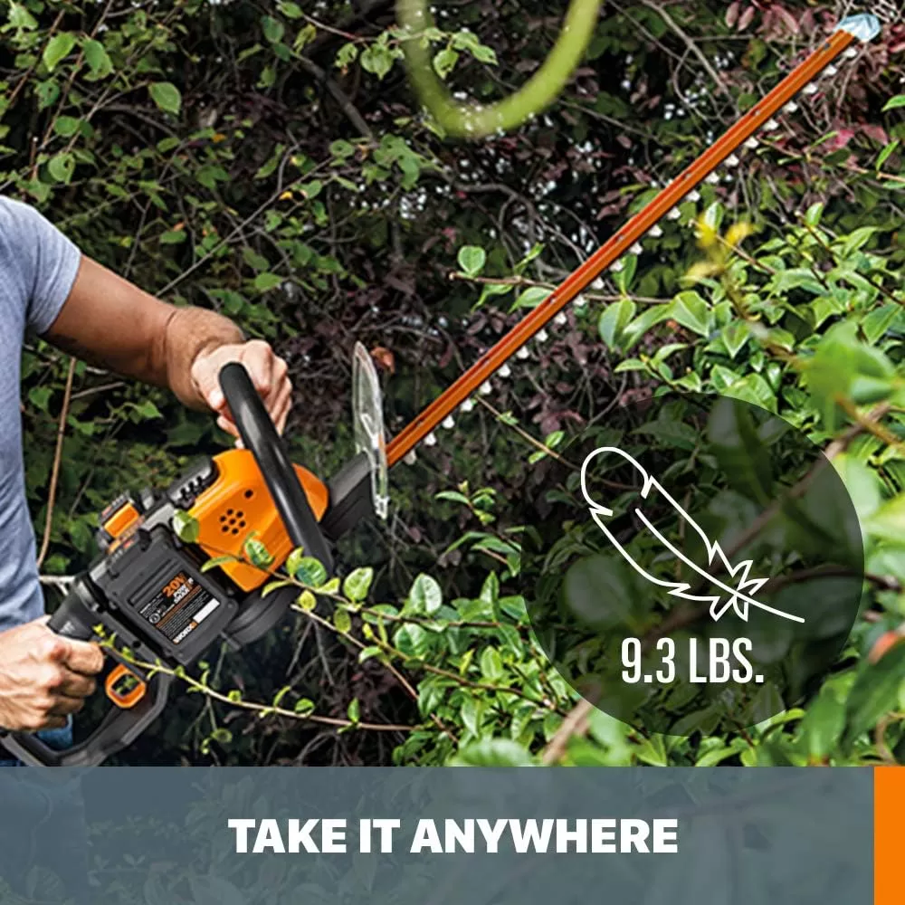 WORX 40V 24" Hedge Trimmer (Tool Only)