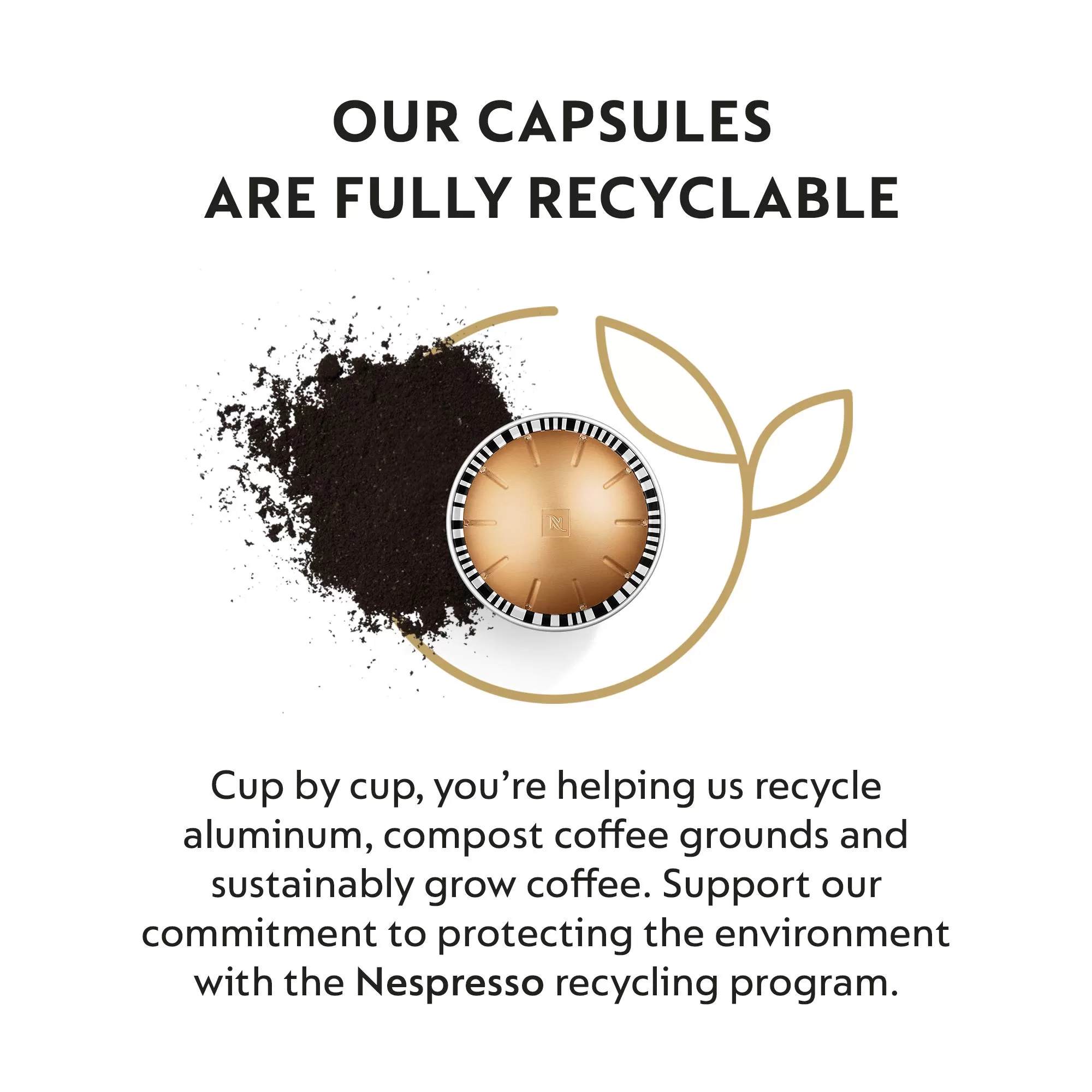 Nestle Nespresso Capsules VertuoLine, Melozio, Medium Roast Coffee, 30 Ct