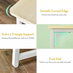 WOHOMO Folding Desk, Small Foldable Desk 31.5