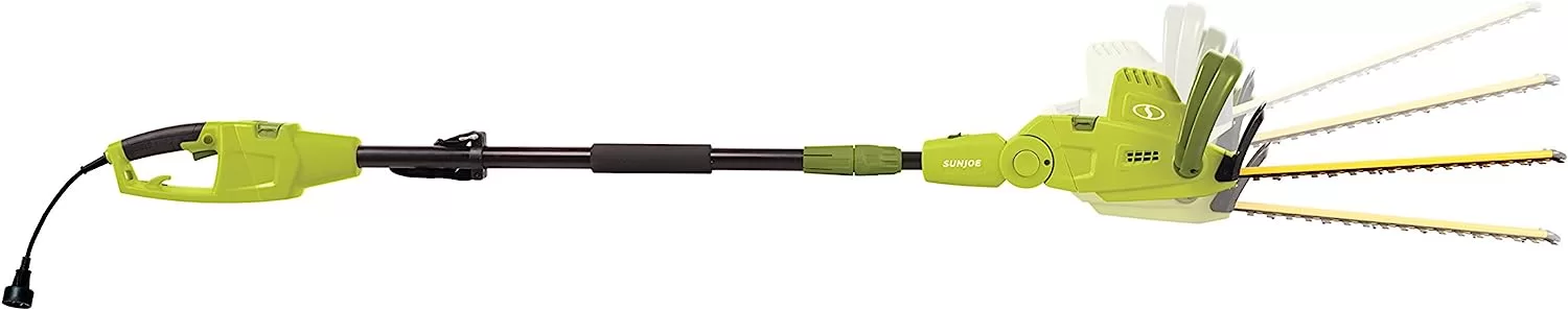 Sun Joe SJH904E Multi-Angle Telescoping Convertible Electric Pole Hedge Trimmer | 19-Inch 4.5 -Amp