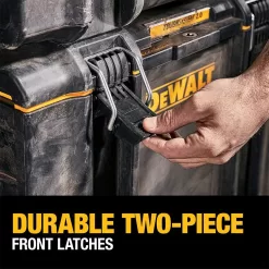 DEWALT TOUGHSYSTEM 2.0, Large Tool Box, 22 in., 110 lbs. Capacity (DWST08300)