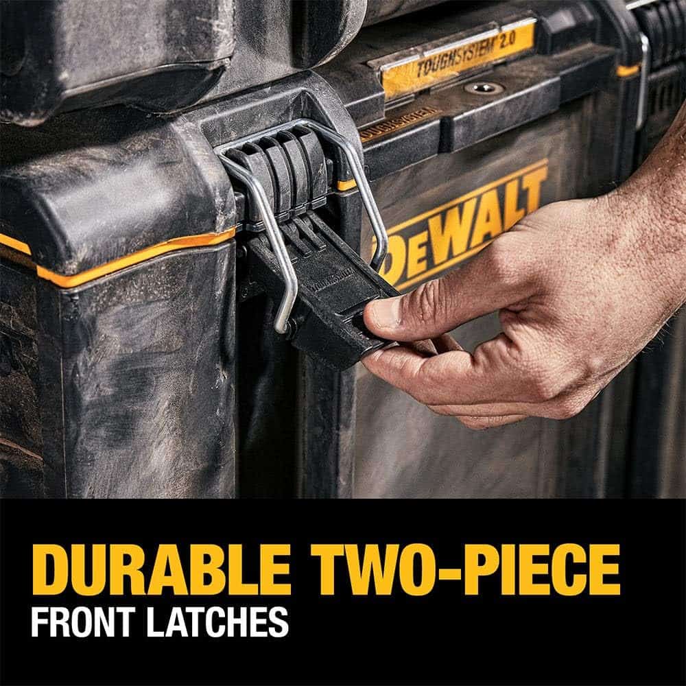DEWALT TOUGHSYSTEM 2.0, Large Tool Box, 22 in., 110 lbs. Capacity (DWST08300)