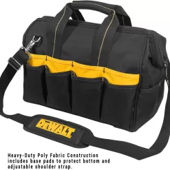 DEWALT DG5543 16 in. 33 Pocket Tool Bag, Black