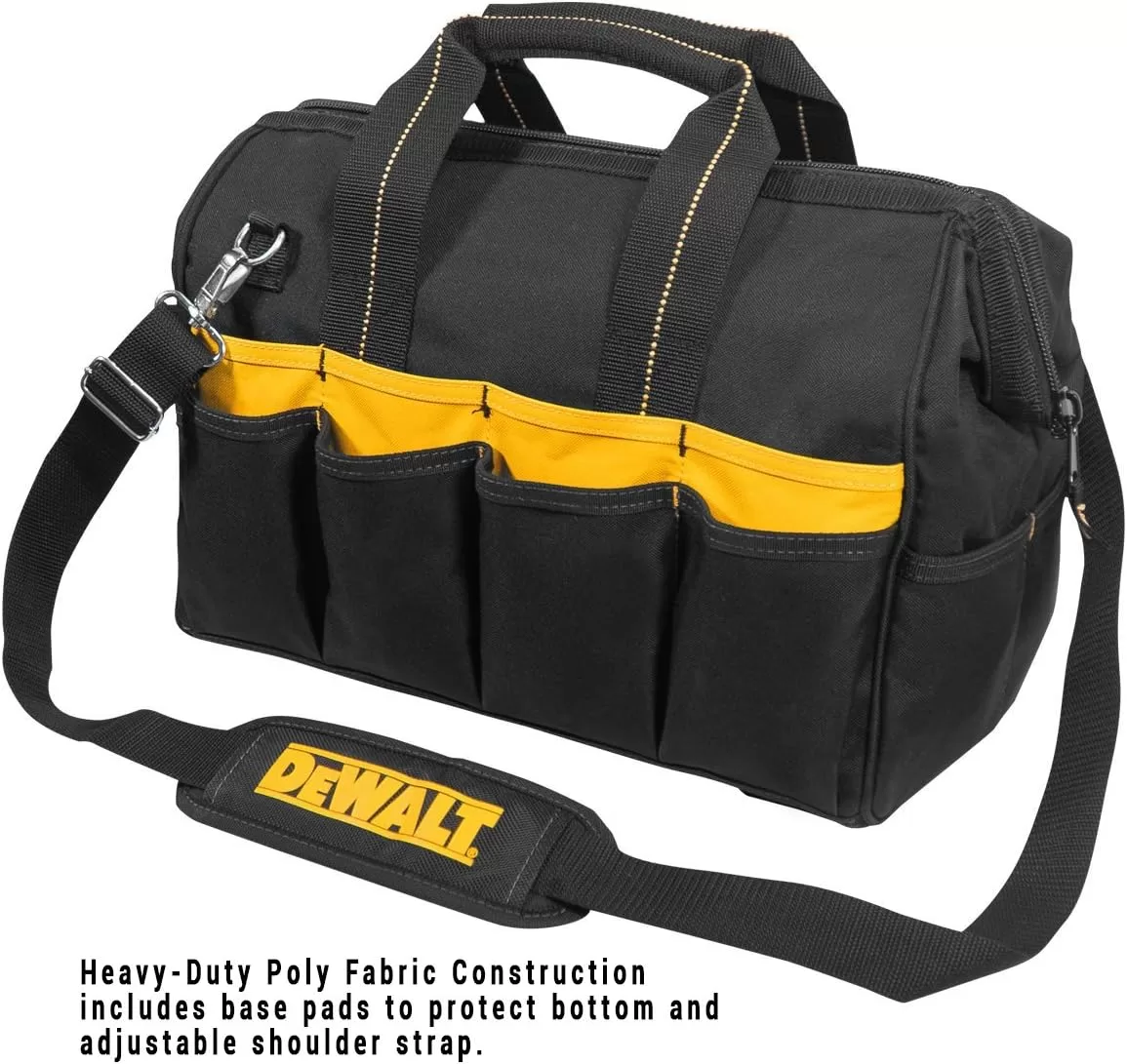 DEWALT DG5543 16 in. 33 Pocket Tool Bag, Black