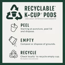 Starbucks K-Cup Coffee Pods—Dark Roast Coffee—Sumatra for Keurig Brewers—100% Arabica—6 boxes (60 pods total)