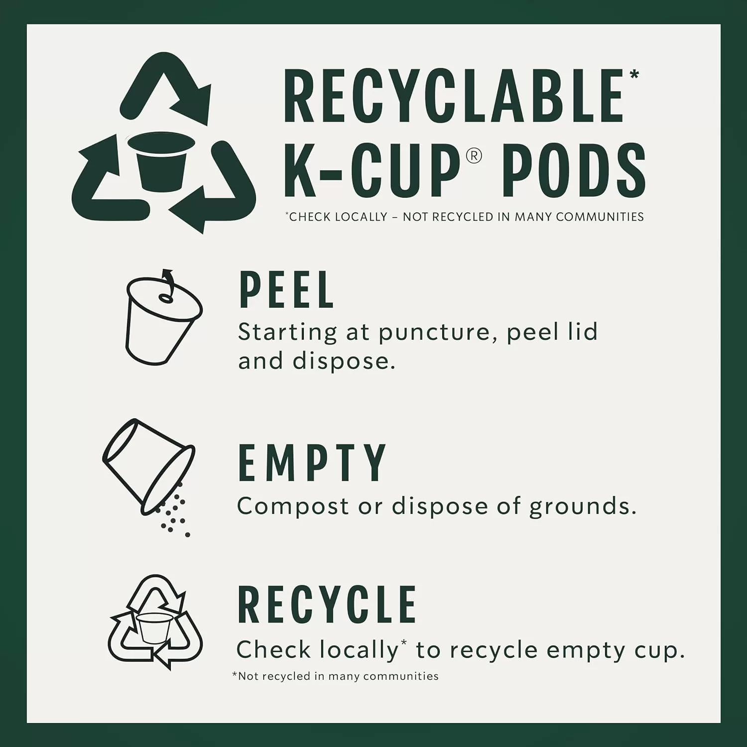 Starbucks K-Cup Coffee Pods, Medium Roast Coffee, Half-Caff House Blend For Keurig Brewers, 100% Arabica, 6 Boxes (60 Pods Total)