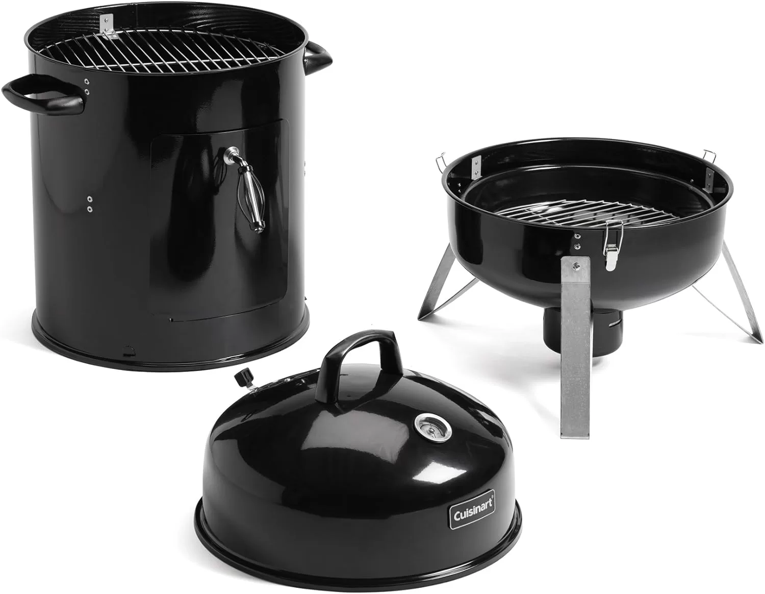 Cuisinart COS-116 Vertical Charcoal Smoker, Black