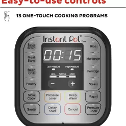 Instant Pot Duo 7-in-1 Electric Pressure Cooker, Slow Cooker, Rice Cooker, Steamer, Sauté, Yogurt Maker, Warmer & Sterilizer, Stainless Steel, 6 Quart