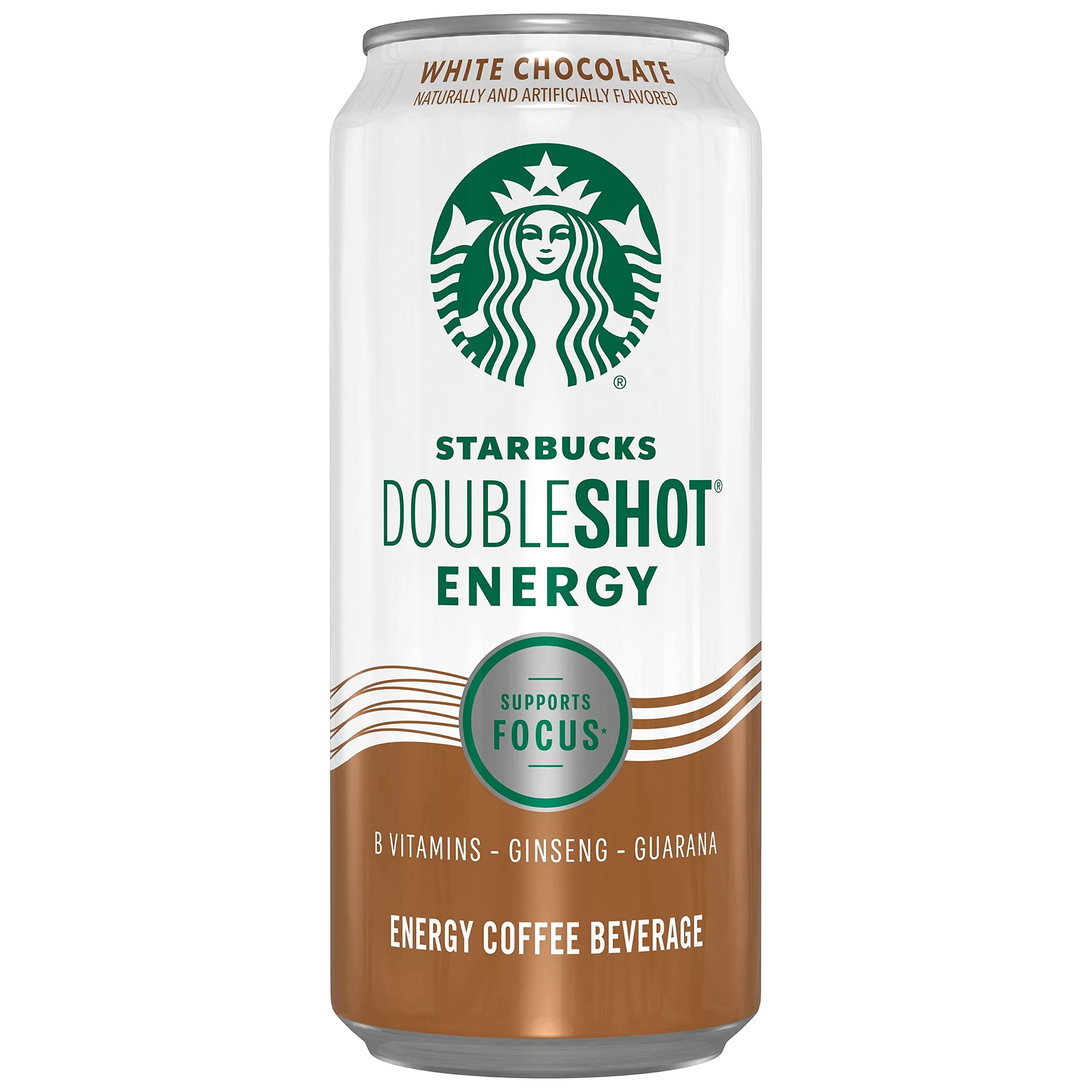 Starbucks, Doubleshot Energy Drink, White Chocolate, 15 Fl Oz (Pack of 12)
