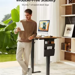 Marsail Standing Desk Adjustable Height 48x24 Inch, Electric Standing Desk