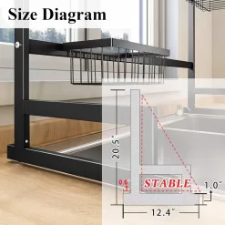 Over The Sink Dish Drying Rack, Adjustable (26.8