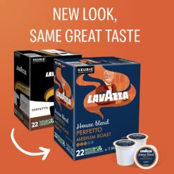 Alternative view of Lavazza House Blend Perfetto, Single-Serve Keurig K-Cup Pods, Medium Roast Coffee, 88-Count Box (4 Packs of 22)