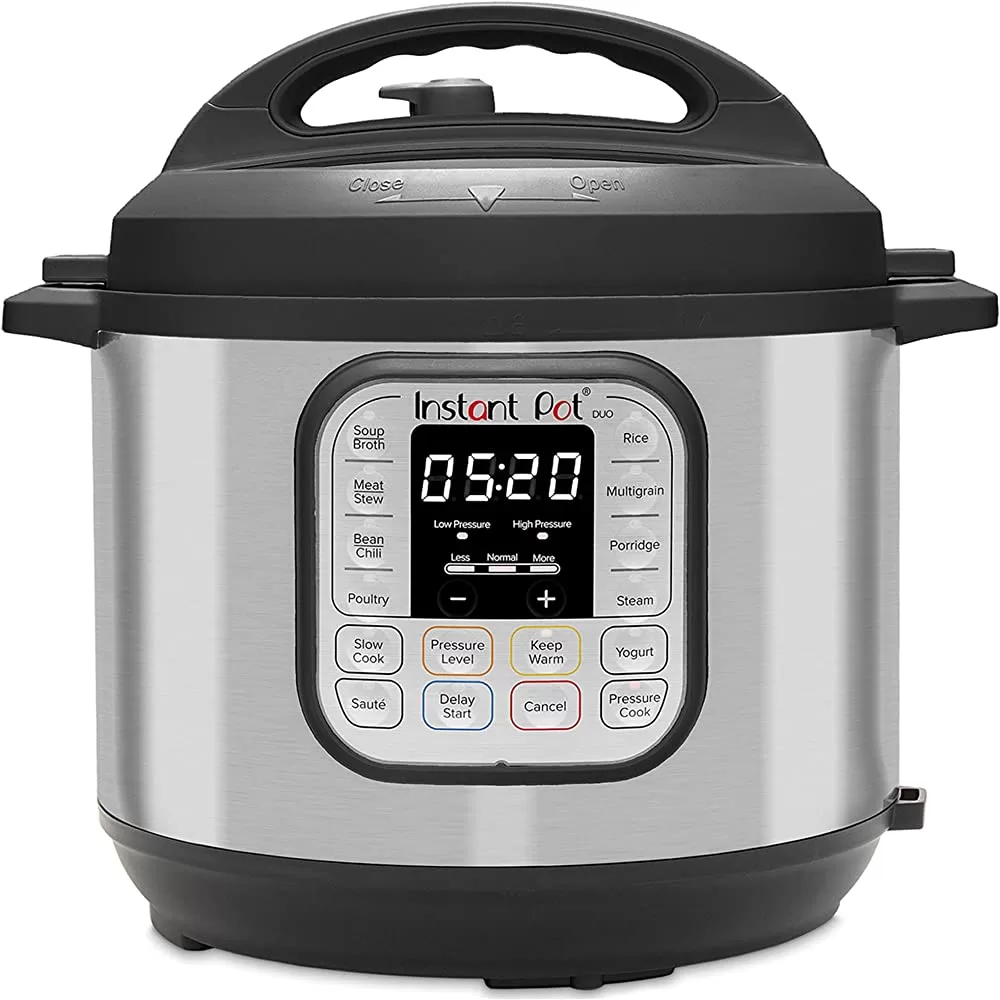 Instant Pot Duo 7-in-1 Electric Pressure Cooker, Slow Cooker, Rice Cooker, Steamer, Sauté, Yogurt Maker, Warmer & Sterilizer, Stainless Steel, 6 Quart