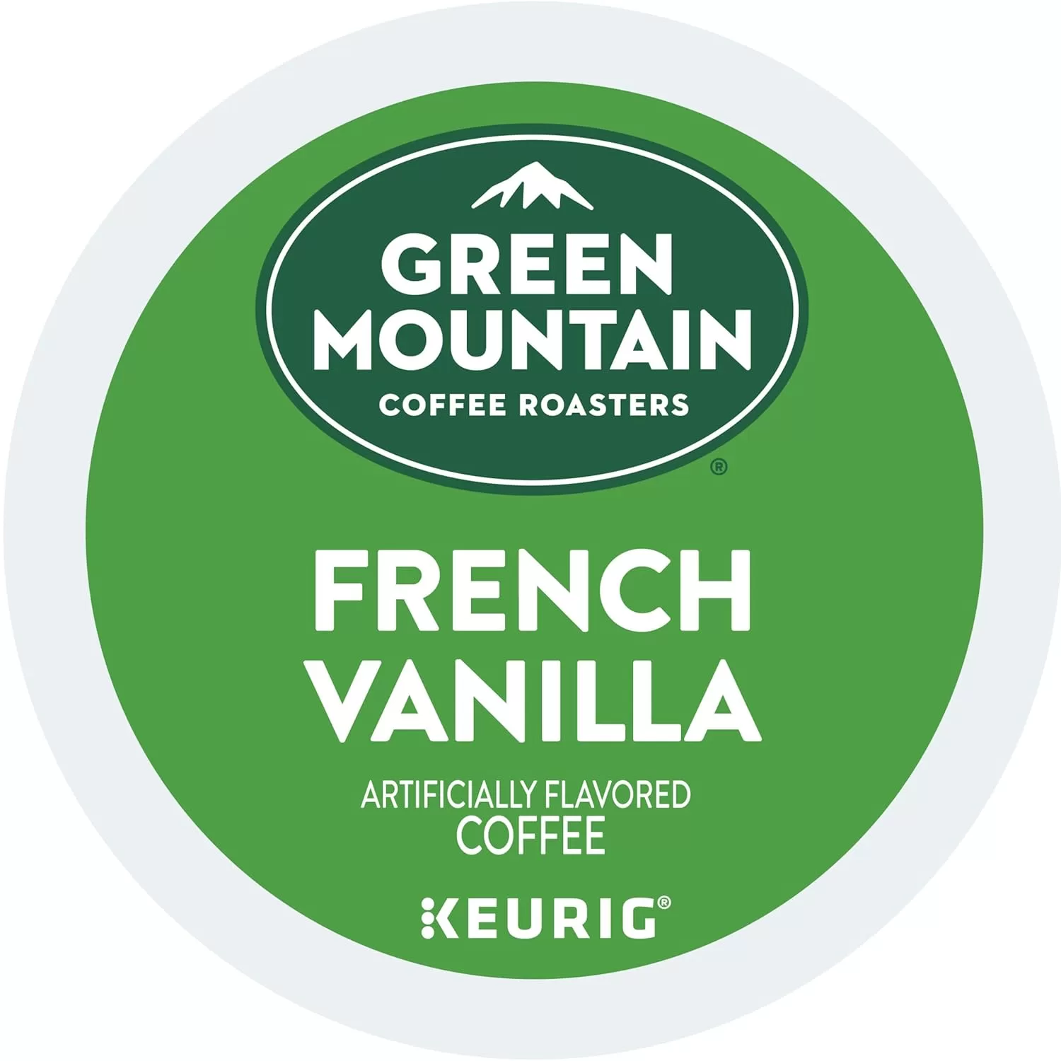Green Mountain Coffee Roasters French Vanilla, Single-Serve Keurig K-Cup Pods, Flavored Light Roast Coffee Pods, 96 Count