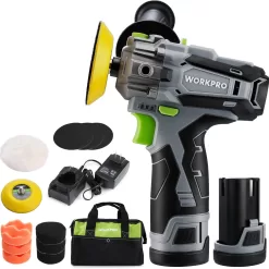 WORKPRO 12V Cordless Polisher, 3