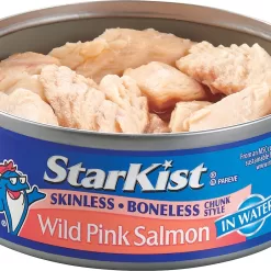 StarKist Wild Pink Salmon, Skinless, Boneless, 5 Ounce (Pack of 12)