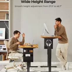 Marsail Standing Desk Adjustable Height 48x24 Inch, Electric Standing Desk