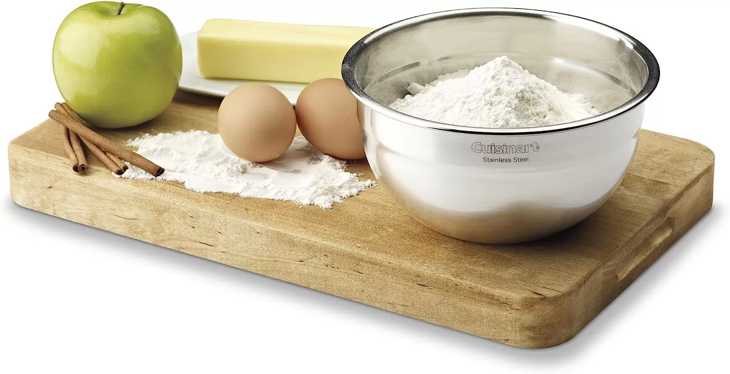 Cuisinart Mixing Bowl Set, Stainless Steel, 3-Piece, CTG-00-SMB