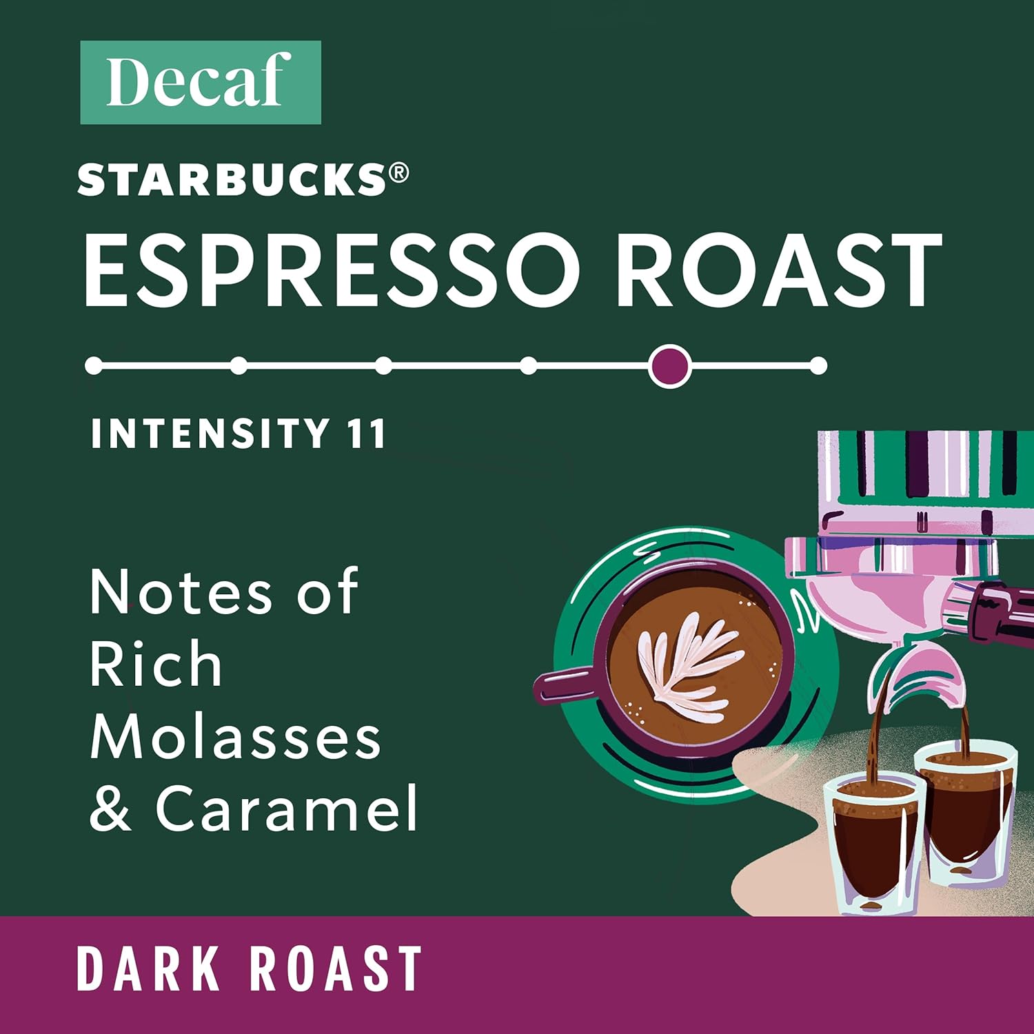 Starbucks by Nespresso Decaf Dark Roast Espresso (50-count single serve capsules, compatible with Nespresso Original Line System) - Image 7