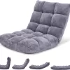 Giantex Floor Chair with Back Support, Folding Sofa Chair with 14 Adjustable Position
