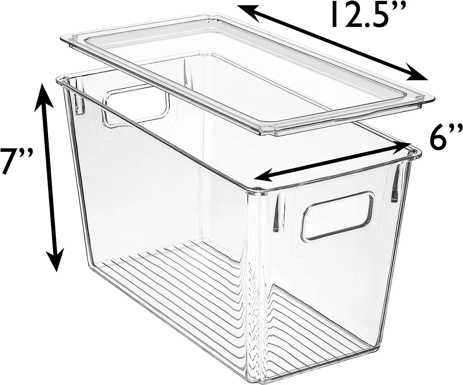 ClearSpace Plastic Storage Bins with Lids