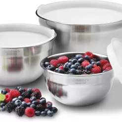 Cuisinart Mixing Bowl Set, Stainless Steel, 3-Piece, CTG-00-SMB