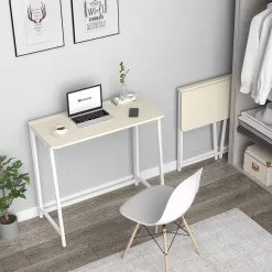 WOHOMO Folding Desk, Small Foldable Desk 31.5