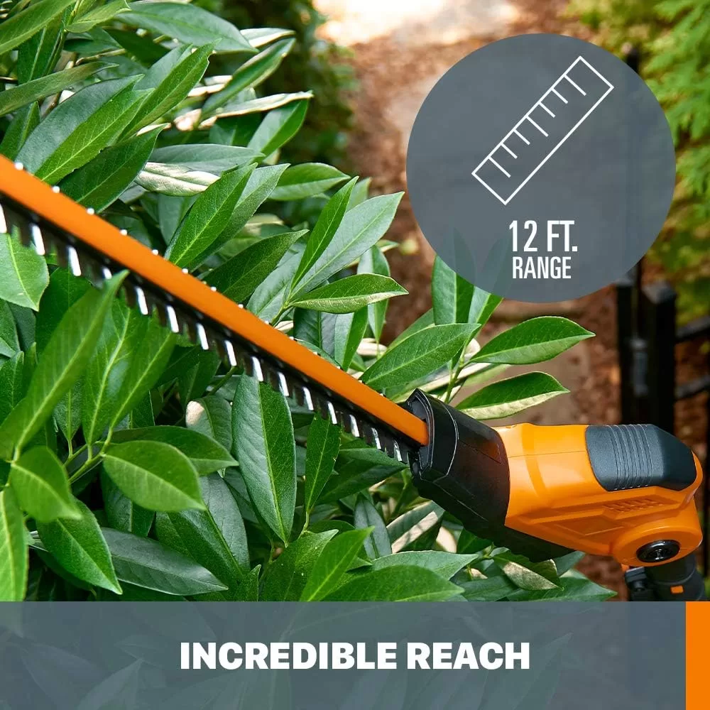 WORX WG252.9 20V Power Share 2-in-1 20" Cordless Hedge Trimmer (Tool Only)