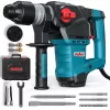 ENEACRO 1-1/4 Inch SDS-Plus 12.5 Amp Heavy Duty Rotary Hammer Drill