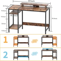 MINOSYS Gaming/Computer Desk - 47” Home Office Small Desk