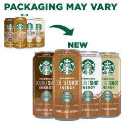 Starbucks, Doubleshot Energy Drink, White Chocolate, 15 Fl Oz (Pack of 12)