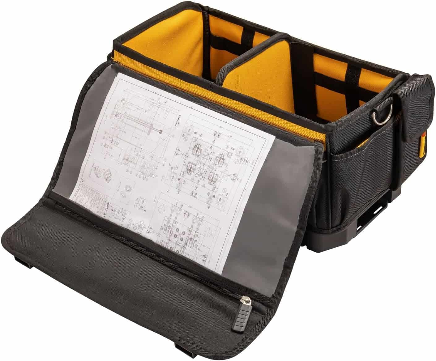 DEWALT TSTAK Tool Bag, 16-inch Durable Tote with Tool Organizer and Hard Bottom (DWST17623)