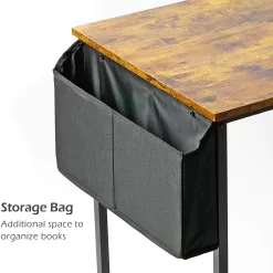 Lufeiya Small Computer Desk Study Table, Brown