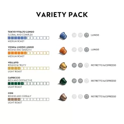 Nespresso Capsules OriginalLine, 50 Count Espresso Coffee Pods, Brews 3.7 ounce and 1.35 ounce (ORIGINALLINE ONLY)