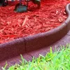 Eco Border 3" x 48" Red Rubber No Dig Landscape Garden Border Edging (Pack 6)