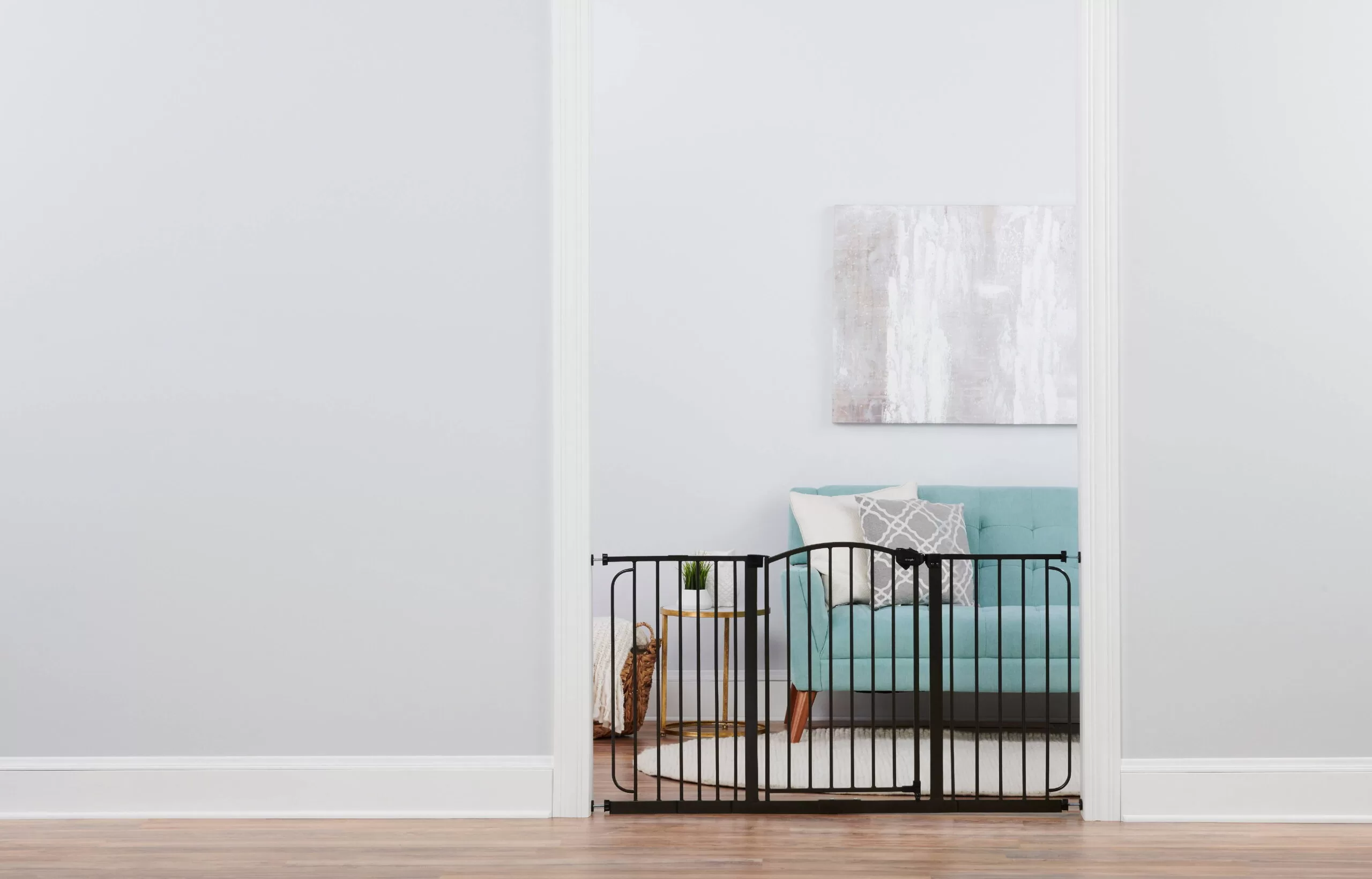 Regalo 58" Extra Wide Arched Decor Baby Safety Gate, Extra Wide Gate