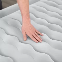 Bestway Tritech 15 in. Multicolor Antimicrobial Coating Air Mattress with Built-in AC Pump, Queen