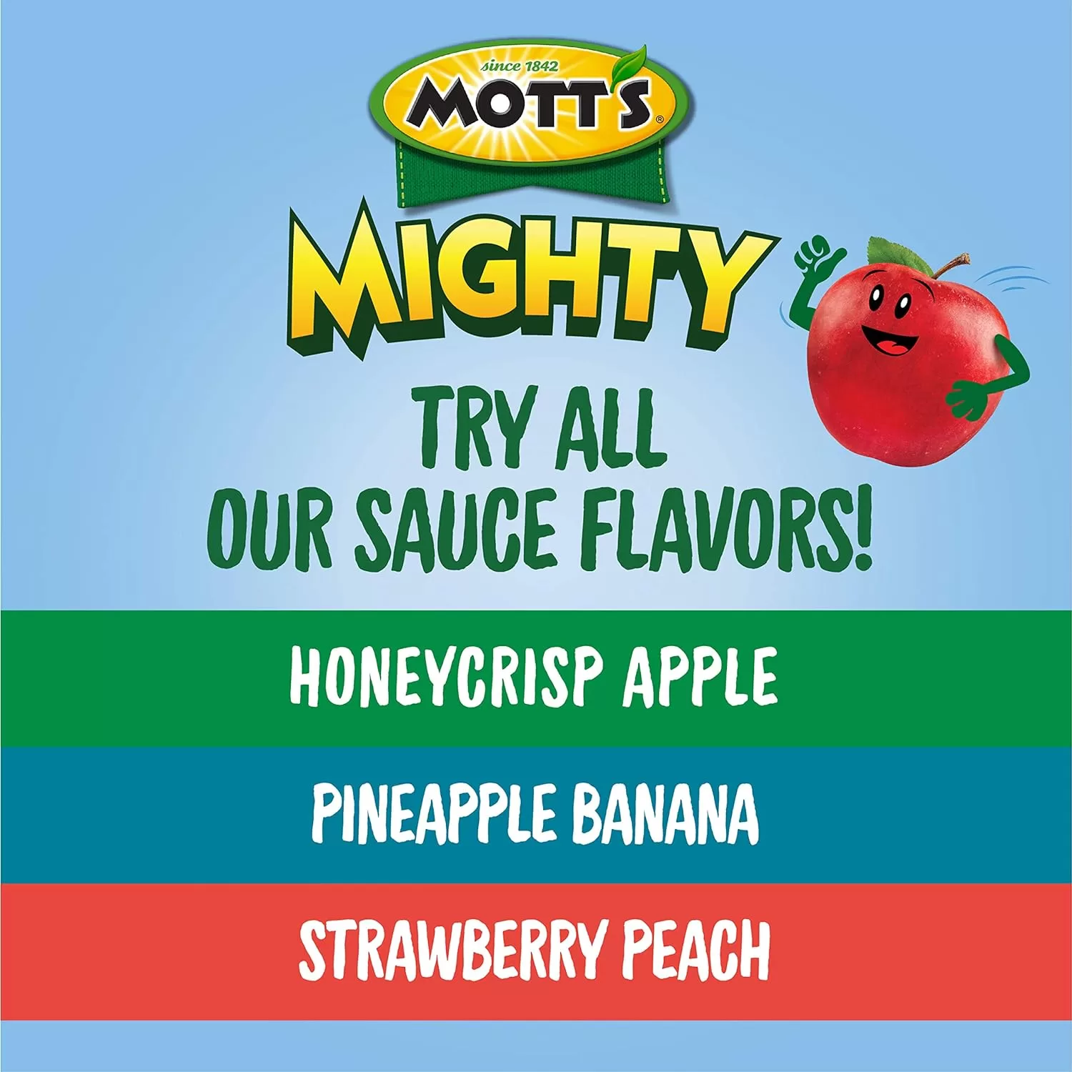 Mott's Mighty Honeycrisp Apple Applesauce, 3.9 oz cups (Pack of 72)