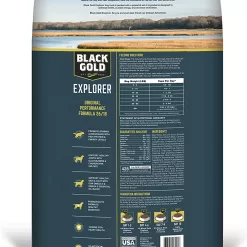 Black Gold Explorer Dry Dog Food for Adult Dogs, Original Performance 26/18 Formula, 50 lb Bag