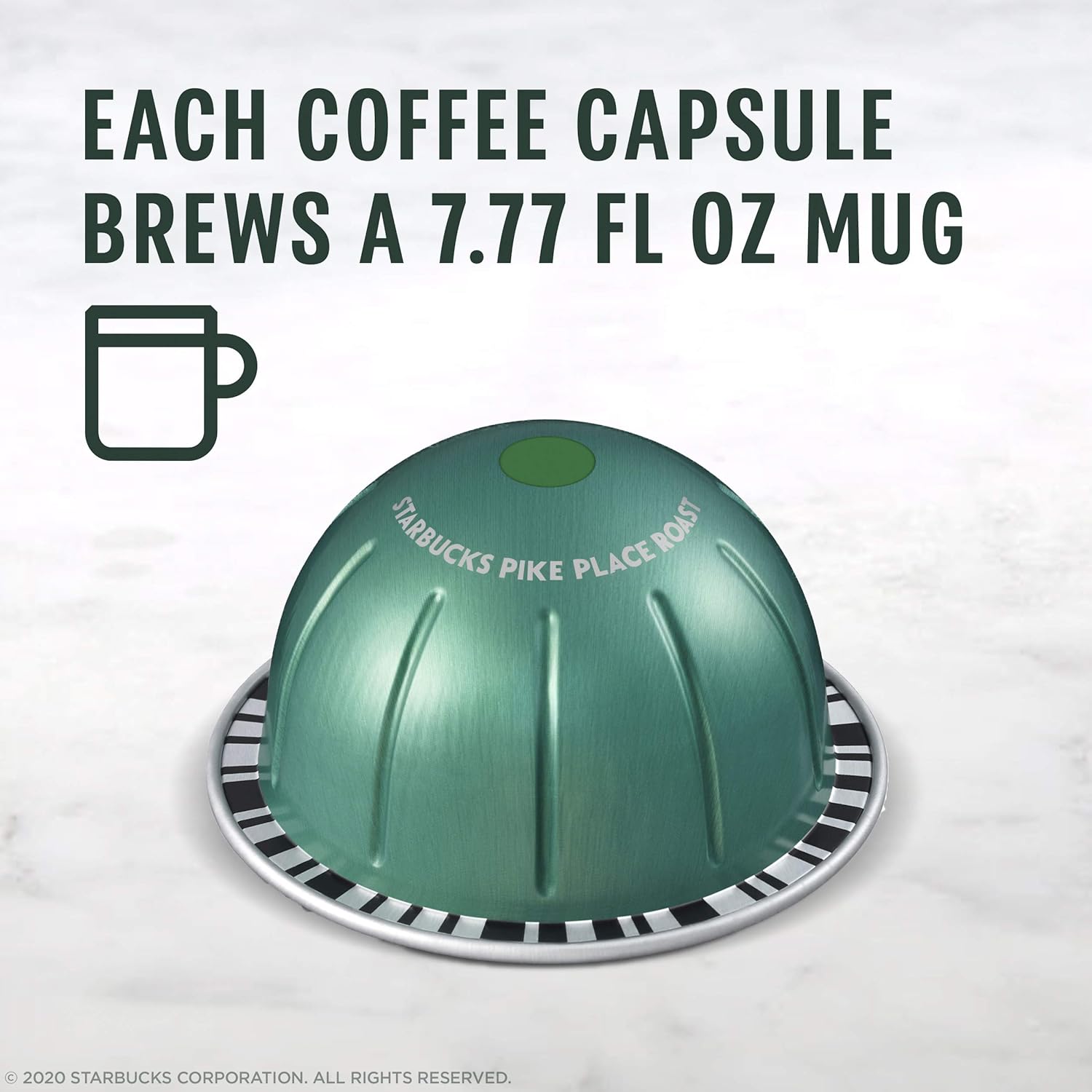 Starbucks by Nespresso Medium Roast Pike Place Roast Coffee (32-count single serve capsules, compatible with Nespresso Vertuo Line System) - Image 4