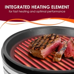Elite Gourmet EMG6505G Smokeless Indoor Electric BBQ Grill