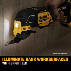 DEWALT ATOMIC 20V MAX* Oscillating Tool, Cordless, Oscillating, Tool only (DCS354B)