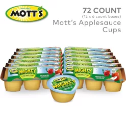 Mott's Mighty Honeycrisp Apple Applesauce, 3.9 oz cups (Pack of 72)