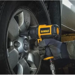 DEWALT Impact Wrench with Hog Ring, Square Drive, Heavy Duty, 1/2-Inch (DWMT70773L)