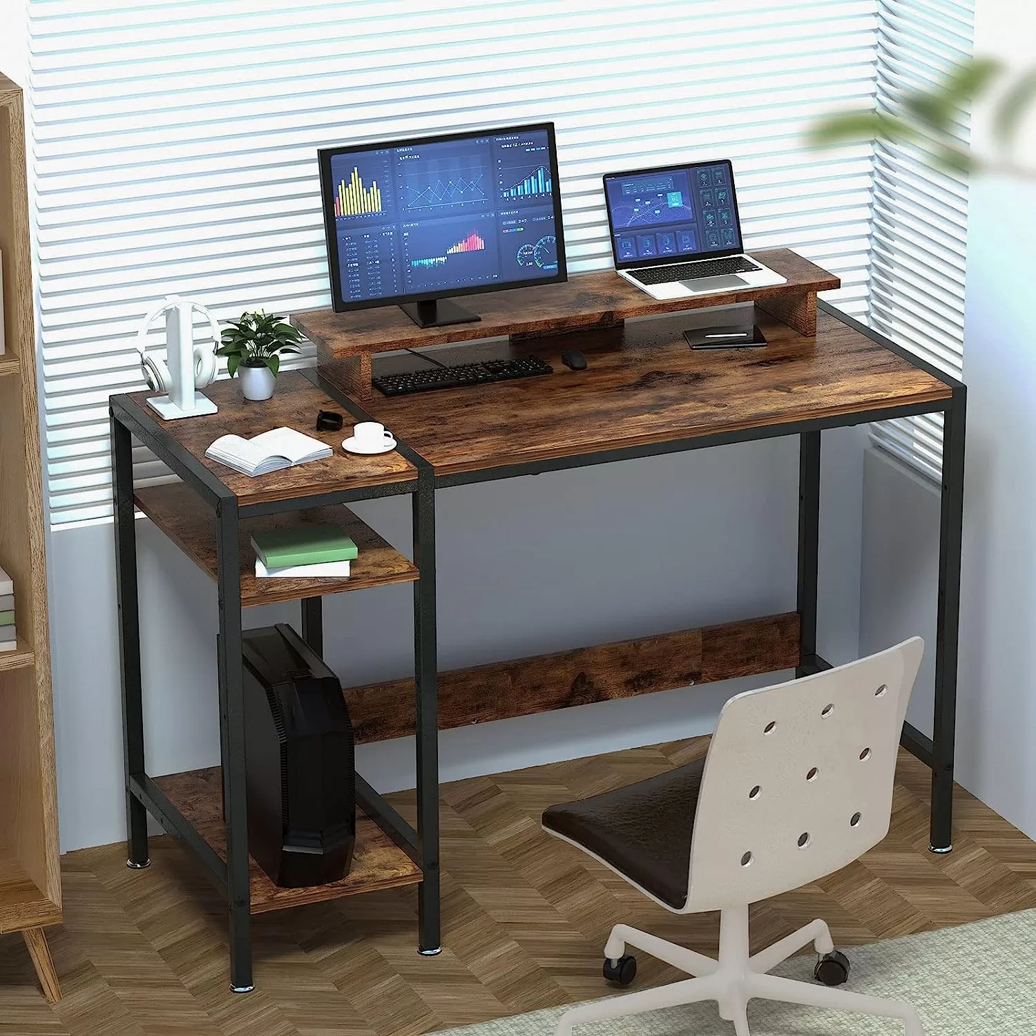 MINOSYS Gaming/Computer Desk - 47” Home Office Small Desk