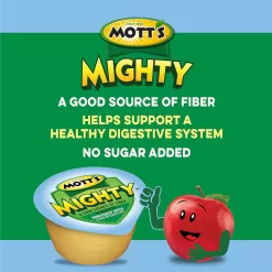 Mott's Mighty Honeycrisp Apple Applesauce, 3.9 oz cups (Pack of 72)