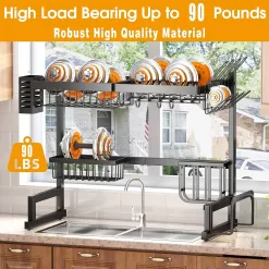 Over The Sink Dish Drying Rack, Adjustable (26.8