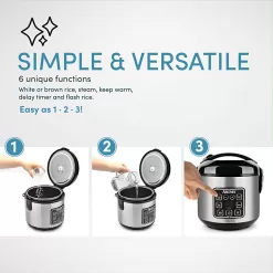 Aroma Housewares ARC-914SBD Digital Cool-Touch Rice Grain Cooker