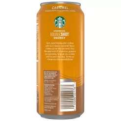 Starbucks Doubleshot Energy Drink Coffee Beverage, Caramel, 15 oz Cans (12 Pack)