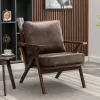 Bonzy Home Mid-Century Modern Accent Chair, Retro Brown